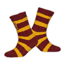 Load image into Gallery viewer, WIZARDING WORLD Harry Potter Gryffindor Hogwarts House Slipper Socks, Unisex (96BW2RHPT)