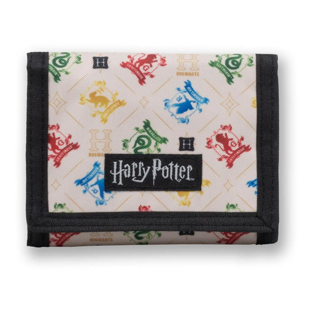 WIZARDING WORLD Harry Potter Hogwarts House Crest Tri-fold Wallet (97BW1QHPT)