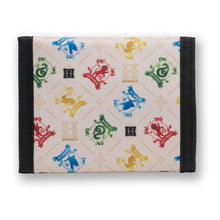Load image into Gallery viewer, WIZARDING WORLD Harry Potter Hogwarts House Crest Tri-fold Wallet (97BW1QHPT)