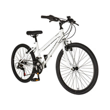 Load image into Gallery viewer, Falcon Aurora 24-inch Kids Hybrid Bike - White