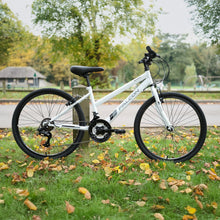 Load image into Gallery viewer, Falcon Aurora 24-inch Kids Hybrid Bike - White