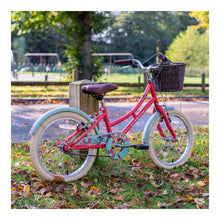 Load image into Gallery viewer, Elswick Harmony 18-inch Kids Heritage Bike - Coral/Khaki Green