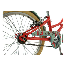 Load image into Gallery viewer, Elswick Harmony 18-inch Kids Heritage Bike - Coral/Khaki Green
