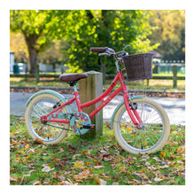 Load image into Gallery viewer, Elswick Harmony 18-inch Kids Heritage Bike - Coral/Khaki Green