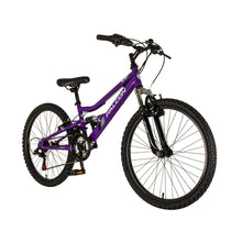 Load image into Gallery viewer, Falcon Siren 24-inch Kids Mountain Bike - Purple