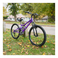 Load image into Gallery viewer, Falcon Siren 24-inch Kids Mountain Bike - Purple