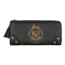 Load image into Gallery viewer, WIZARDING WORLD Harry Potter Hogwarts Crest Premium Zip Purse (GWF1AH3HPT)