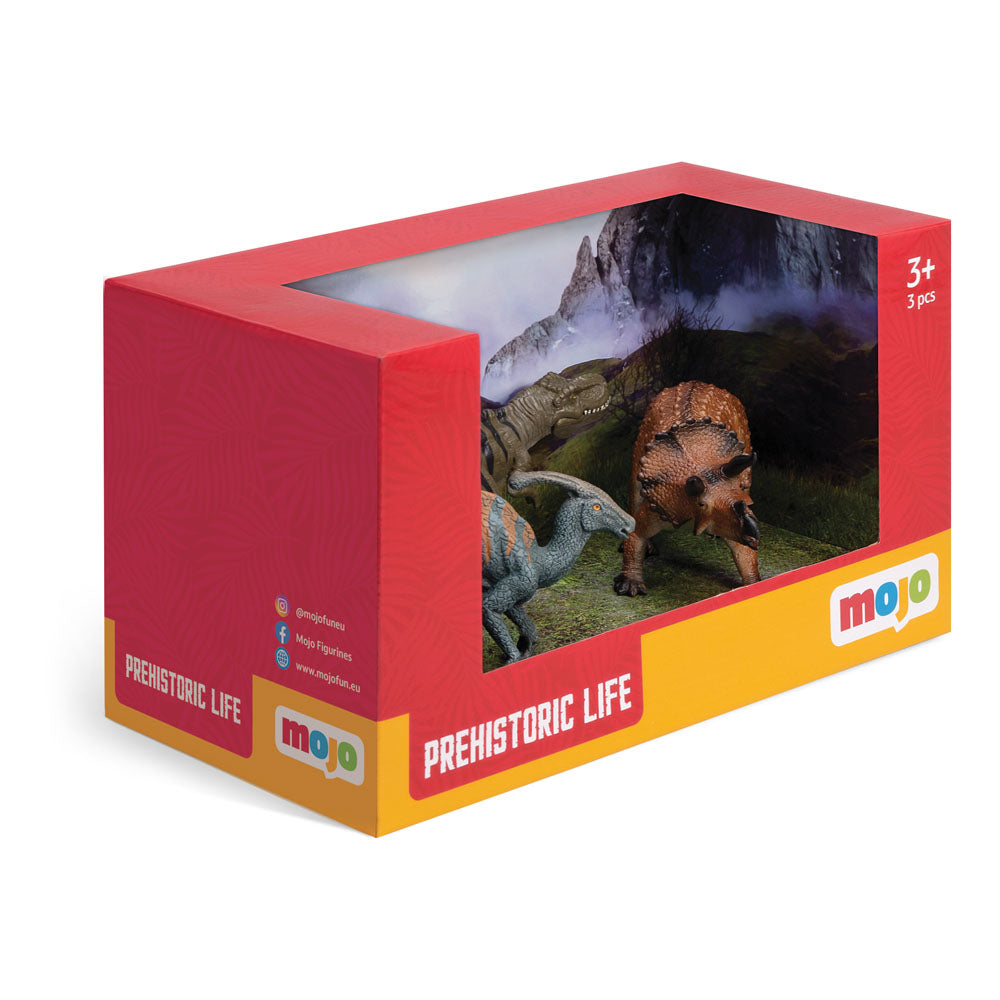 MOJO Prehistoric Life Dinosaur Starter 2 Toy Figure Set (380040)