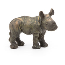 Load image into Gallery viewer, PAPO Wild Animal Kingdom Rhinoceros Calf Toy Figure (50035)