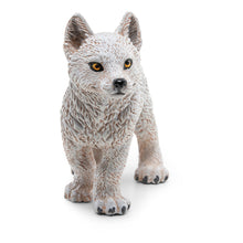 Load image into Gallery viewer, PAPO Wild Animal Kingdom Young Polar Wolf Toy Figure (50228)