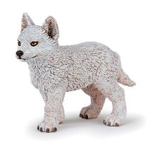 Load image into Gallery viewer, PAPO Wild Animal Kingdom Young Polar Wolf Toy Figure (50228)