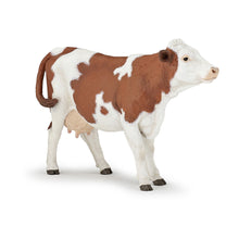 Load image into Gallery viewer, PAPO Farmyard Friends Montbeliarde Cow Toy Figure (51165)