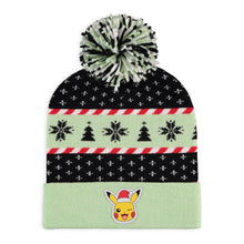 Load image into Gallery viewer, POKEMON Pikachu Christmas Festive Beanie & Scarf Gift Set (BSC018773POK)
