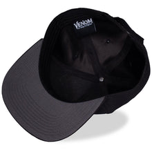 Load image into Gallery viewer, MARVEL COMICS Venom Black Spider Logo Snapback Baseball Cap (SB321333SPN)