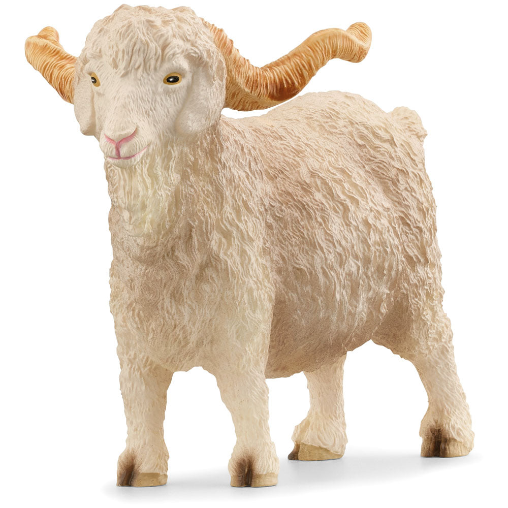 SCHLEICH Farm World Angora Goat Toy Figure (13970)