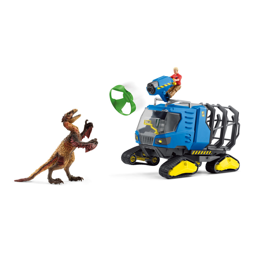 SCHLEICH Dinosaurs Track Vehicle Toy Playset (42604)