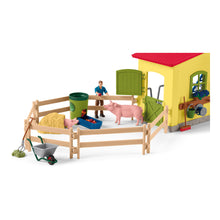 Load image into Gallery viewer, SCHLEICH Farm World Large Farm with Animals and Accessories Toy Playset (42605)