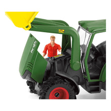 Load image into Gallery viewer, SCHLEICH Farm World Tractor with Trailer Toy Playset (42608)
