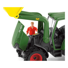 Load image into Gallery viewer, SCHLEICH Farm World Tractor with Trailer Toy Playset (42608)