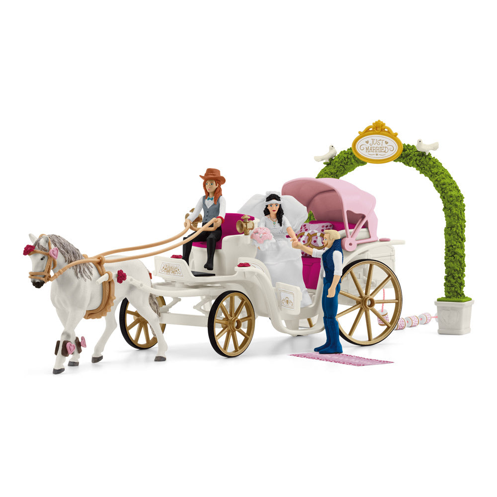 SCHLEICH Horse Club Wedding Carriage Toy Playset (42641)