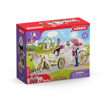 Load image into Gallery viewer, SCHLEICH Horse Club Wedding Carriage Toy Playset (42641)