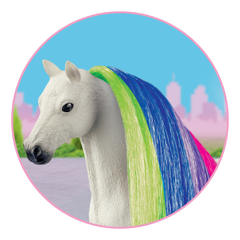 SCHLEICH Horse Club Sofia's Beauties Hair Beauty Horses Rainbow Toy Accessories (42654)