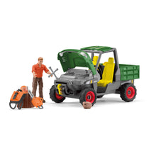 Load image into Gallery viewer, SCHLEICH Farm World Working in the Forest Toy Playset (42659)