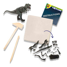 Load image into Gallery viewer, SES CREATIVE Explore T-Rex Dino and Skeleton Excavation 2-in-1 (25092)

