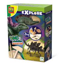 Load image into Gallery viewer, SES CREATIVE Explore Stegosaurus Dino and Skeleton Excavation 2-in-1 (25094)
