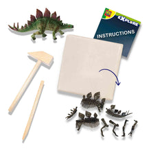 Load image into Gallery viewer, SES CREATIVE Explore Stegosaurus Dino and Skeleton Excavation 2-in-1 (25094)