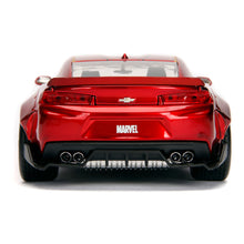 Load image into Gallery viewer, MARVEL COMICS Iron Man 2016 Chevy Camaro SS Die Cast Vehicle with Figure (253225003)
