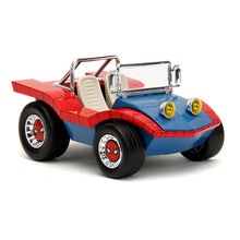 Load image into Gallery viewer, MARVEL COMICS Spider-Man 70s Edition Spider-Man Buggy Die Cast Vehicle with Figure (253225030SSU)
