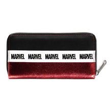 Load image into Gallery viewer, MARVEL COMICS Captain America Shield Logo Zip Around Wallet (GW043137MVL)