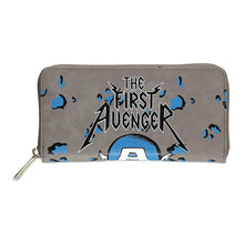 Load image into Gallery viewer, MARVEL COMICS Captain America The First Avenger All-over Print Zip Around Wallet (GW517718MVL)