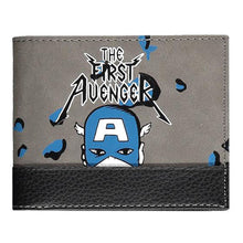 Load image into Gallery viewer, MARVEL COMICS Captain America The First Avenger All-over Print Bi-fold Wallet (MW433384MVL)