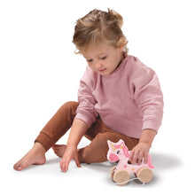 Load image into Gallery viewer, SES CREATIVE Tiny Talents Push and Pull 2-in-1 Wooden Unicorn - 13137