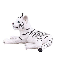 Load image into Gallery viewer, MOJO Wildlife & Woodland White Tiger Cub Lying Down Toy Figure (387015)