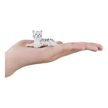 Load image into Gallery viewer, MOJO Wildlife & Woodland White Tiger Cub Lying Down Toy Figure (387015)
