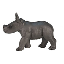 Load image into Gallery viewer, MOJO Wildlife & Woodland Rhino Baby Walking Toy Figure (387247)