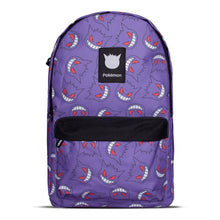 Load image into Gallery viewer, POKEMON Gengar All-over Print Backpack, Purple/Black - BP206181POK