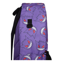 Load image into Gallery viewer, POKEMON Gengar All-over Print Backpack, Purple/Black - BP206181POK