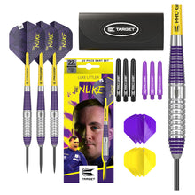 Load image into Gallery viewer, TARGET DARTS Luke 'The Nuke' Littler Player Edition 22g Brass Steel Tip Darts Set (170001)