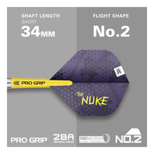 Load image into Gallery viewer, TARGET DARTS Luke 'The Nuke' Littler Player Edition 22g Brass Steel Tip Darts Set (170001)