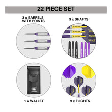 Load image into Gallery viewer, TARGET DARTS Luke 'The Nuke' Littler Player Edition 22g Brass Steel Tip Darts Set (170001)