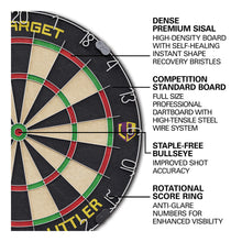 Load image into Gallery viewer, TARGET DARTS Luke 'The Nuke' Littler Player Edition Cabinet & Dartboard Set (440020)