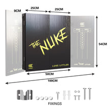 Load image into Gallery viewer, TARGET DARTS Luke 'The Nuke' Littler Player Edition Cabinet & Dartboard Set (440020)