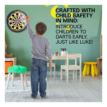Load image into Gallery viewer, TARGET DARTS Luke 'The Nuke' Littler Player Edition Magnetic Dartboard Set for Kids (440095)