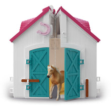 Load image into Gallery viewer, SCHLEICH Horse Club Open Stable Little Horseshoe Toy Playset - 42703