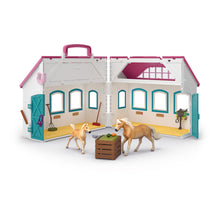 Load image into Gallery viewer, SCHLEICH Horse Club Open Stable Little Horseshoe Toy Playset - 42703