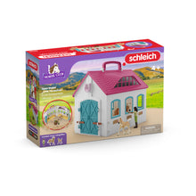 Load image into Gallery viewer, SCHLEICH Horse Club Open Stable Little Horseshoe Toy Playset - 42703